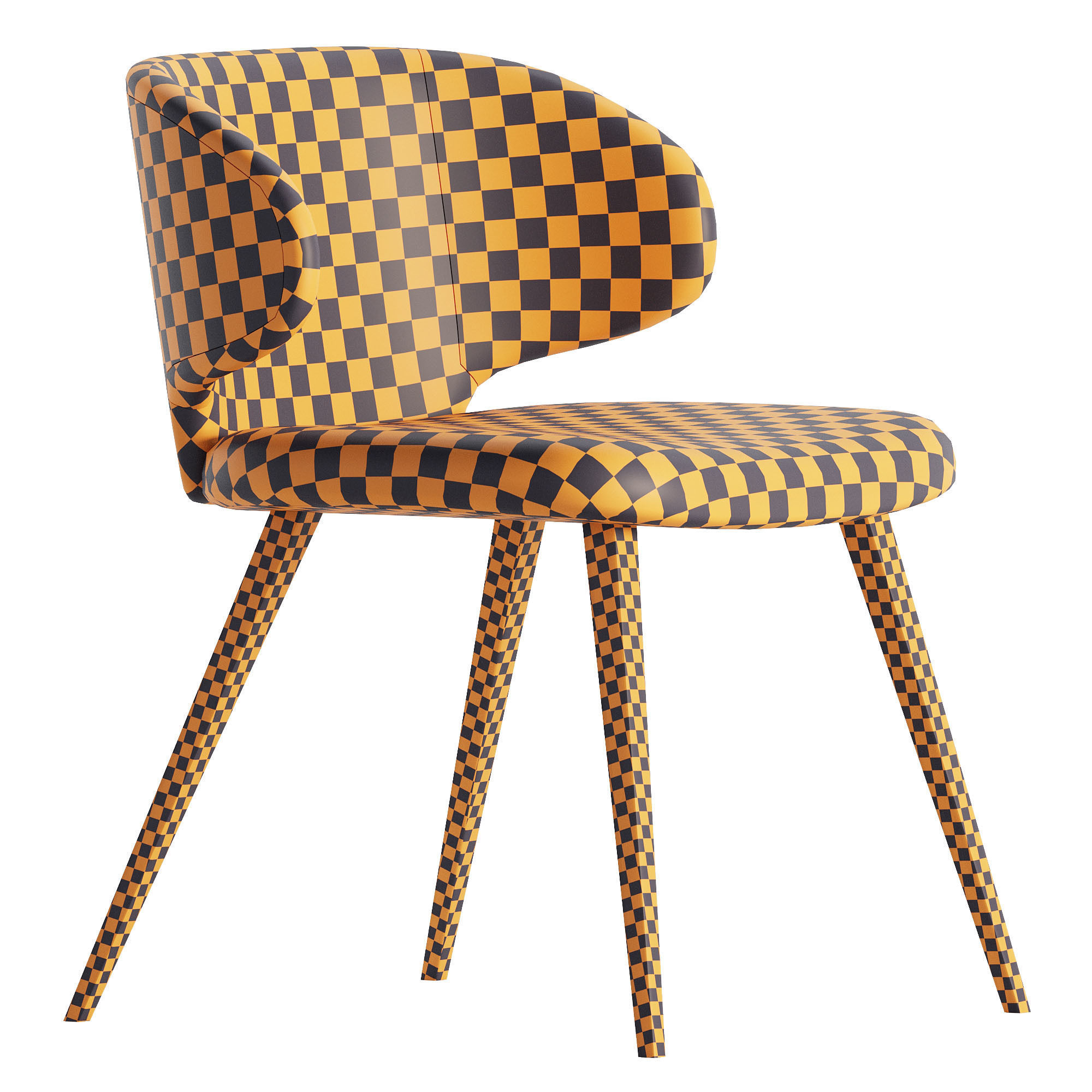 Harper Dining Chair by Modloft 3D model_7