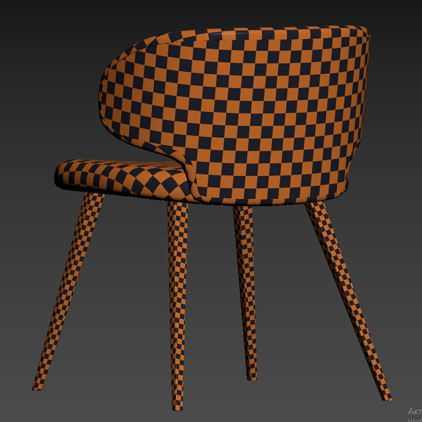 Harper Dining Chair by Modloft 3D model_9