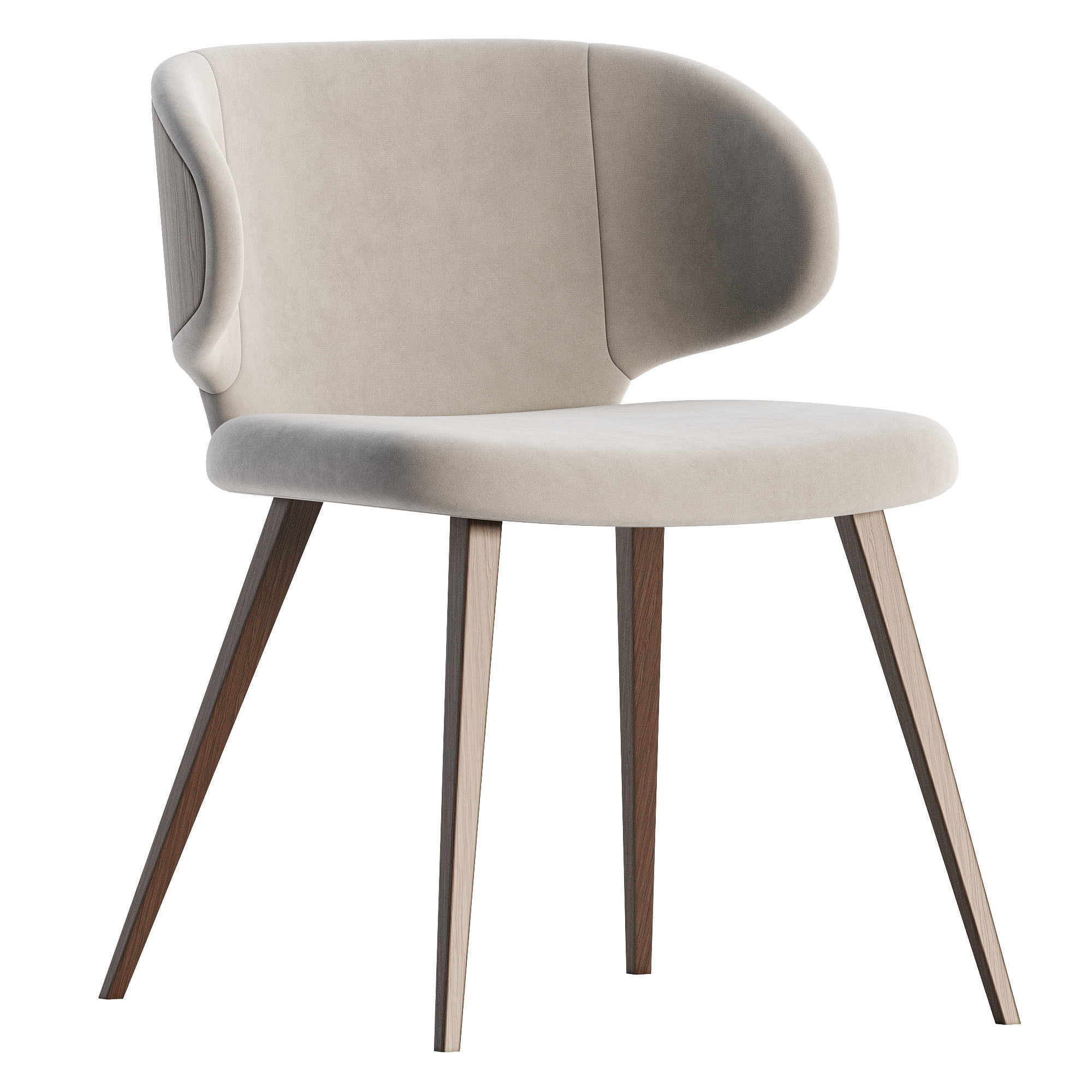 Harper Dining Chair by Modloft 3D model_1