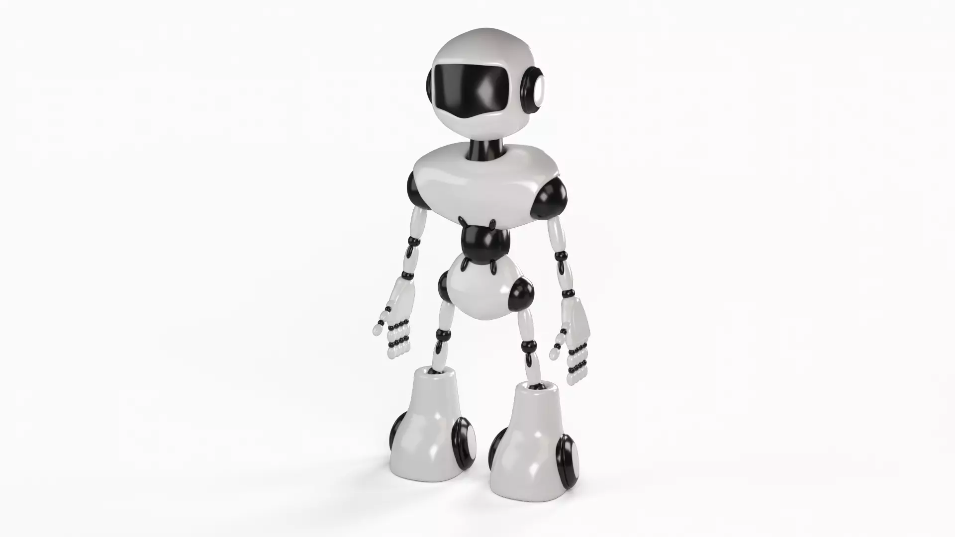 Robot rigged 3D model 3D model_0