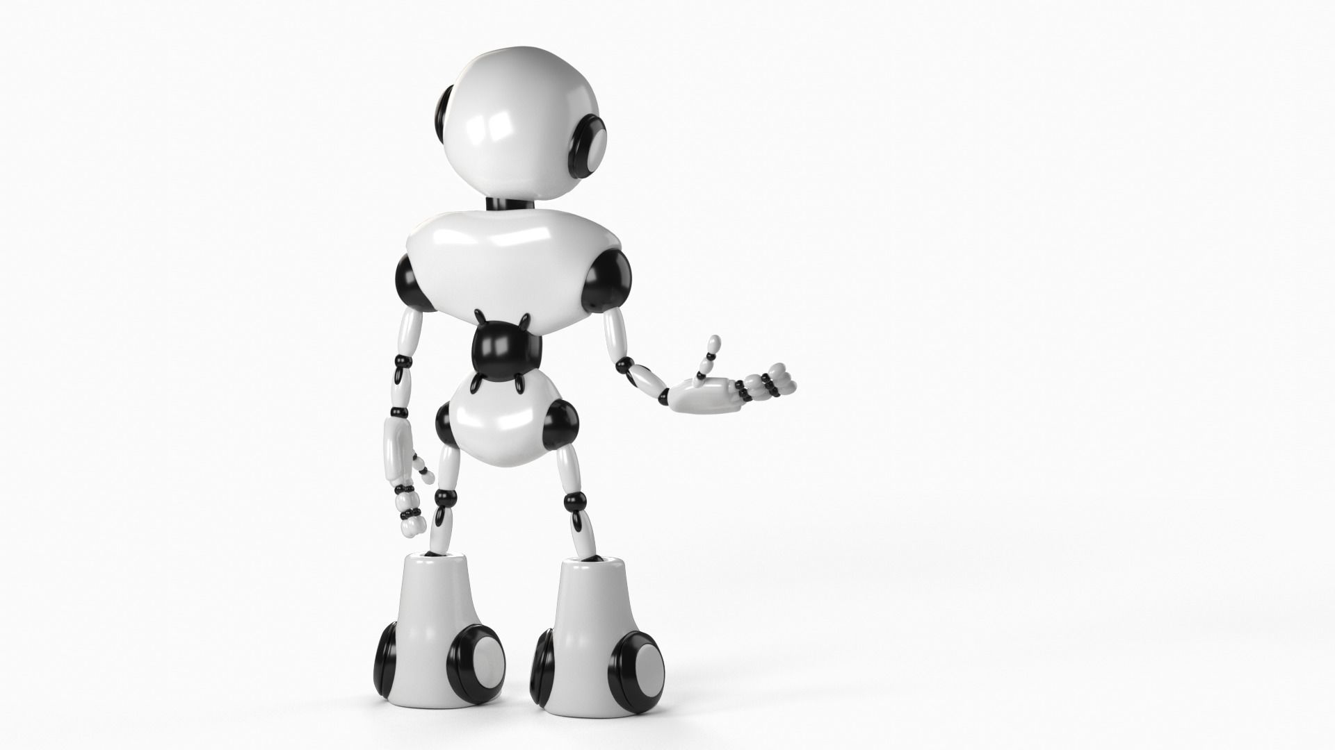 Robot rigged 3D model 3D model_9