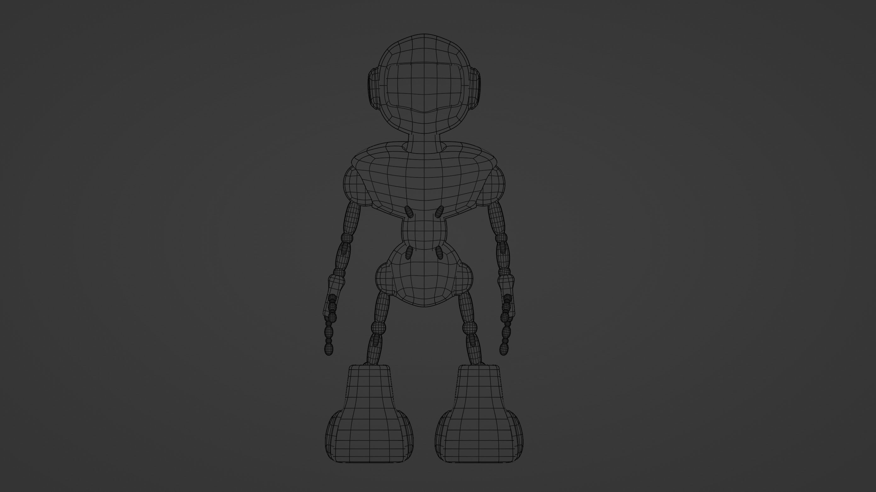 Robot rigged 3D model 3D model_17