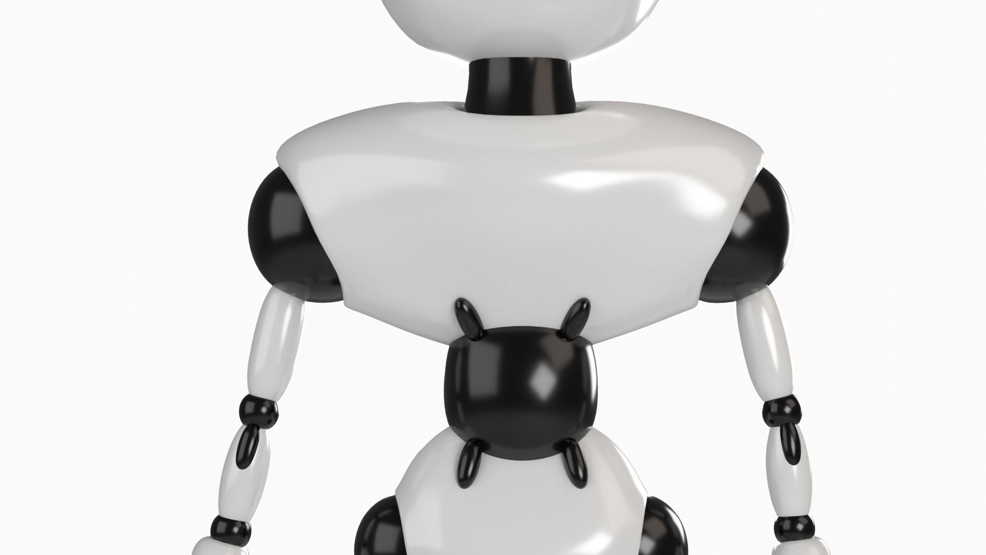 Robot rigged 3D model 3D model_14