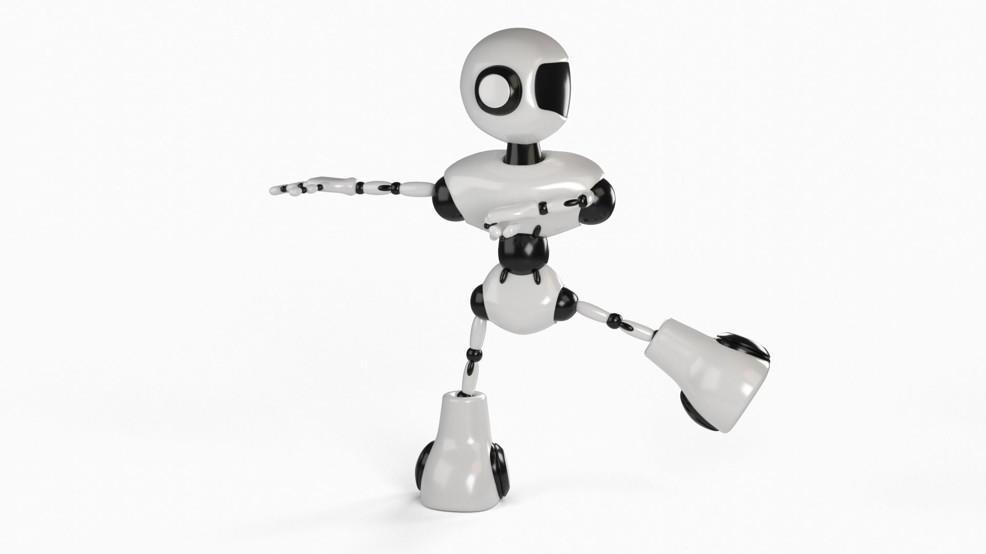 Robot rigged 3D model 3D model_19