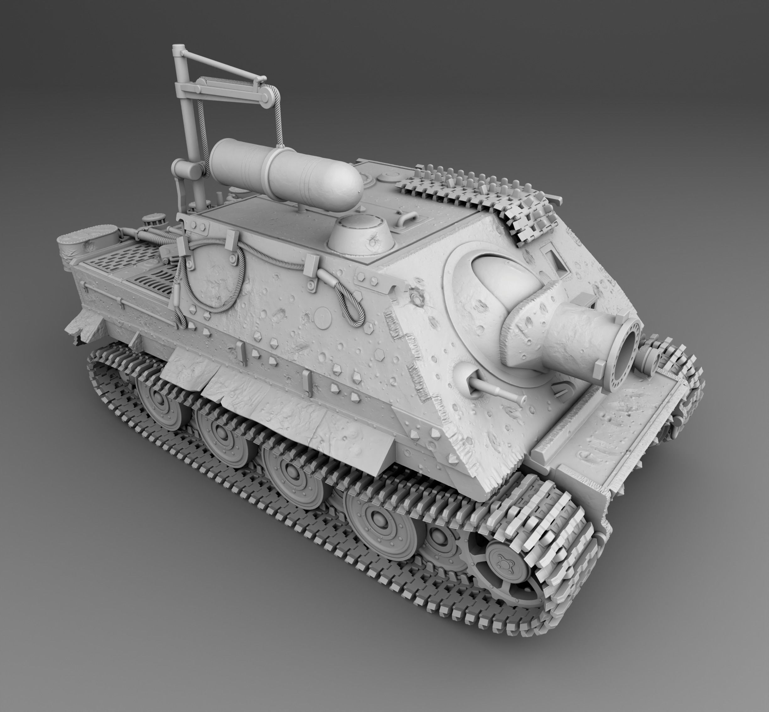 German Tank Sturmtiger 3D print model_1