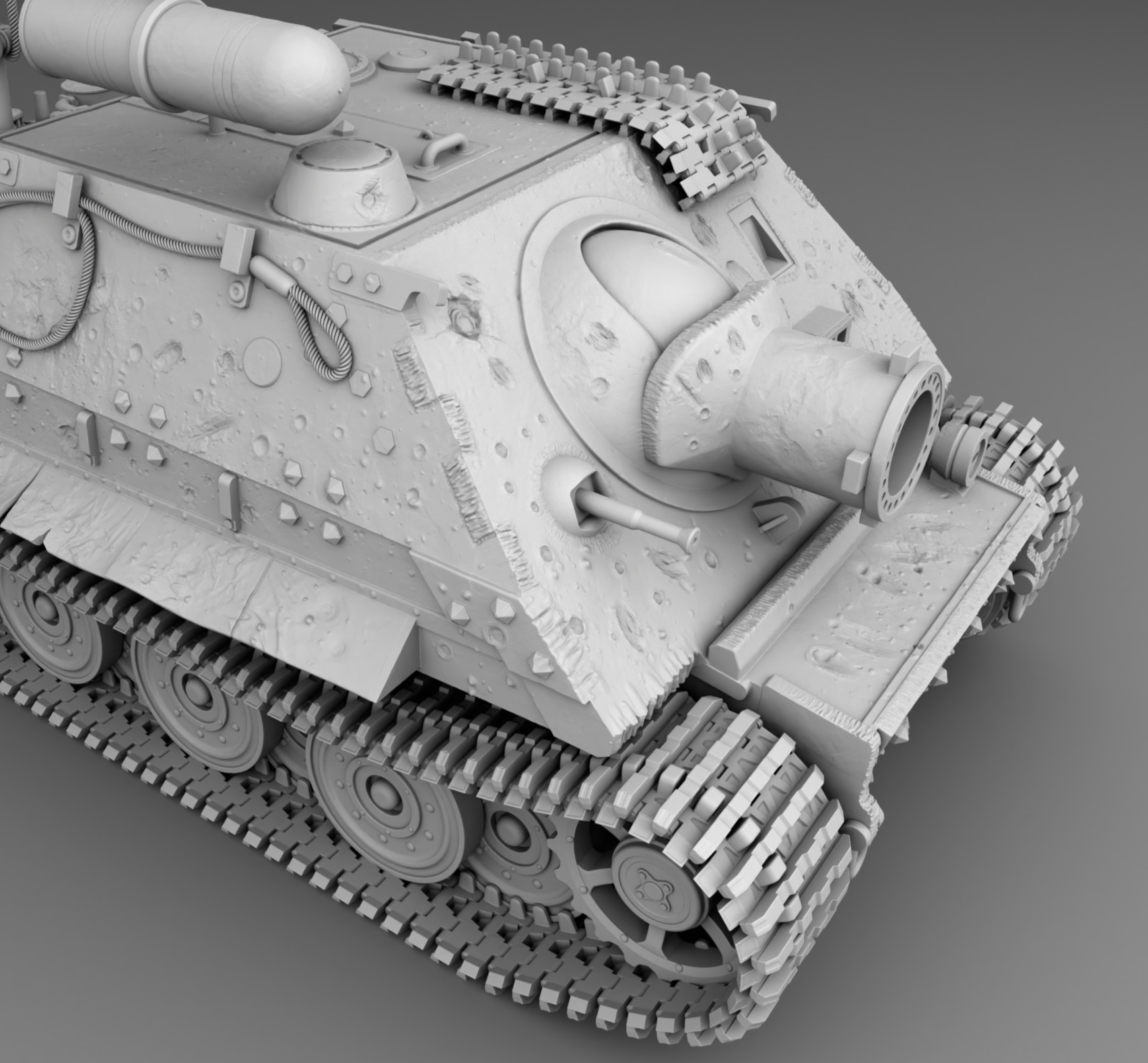 German Tank Sturmtiger 3D print model_7