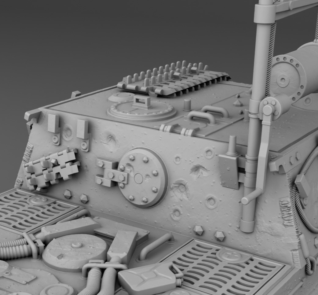 German Tank Sturmtiger 3D print model_9