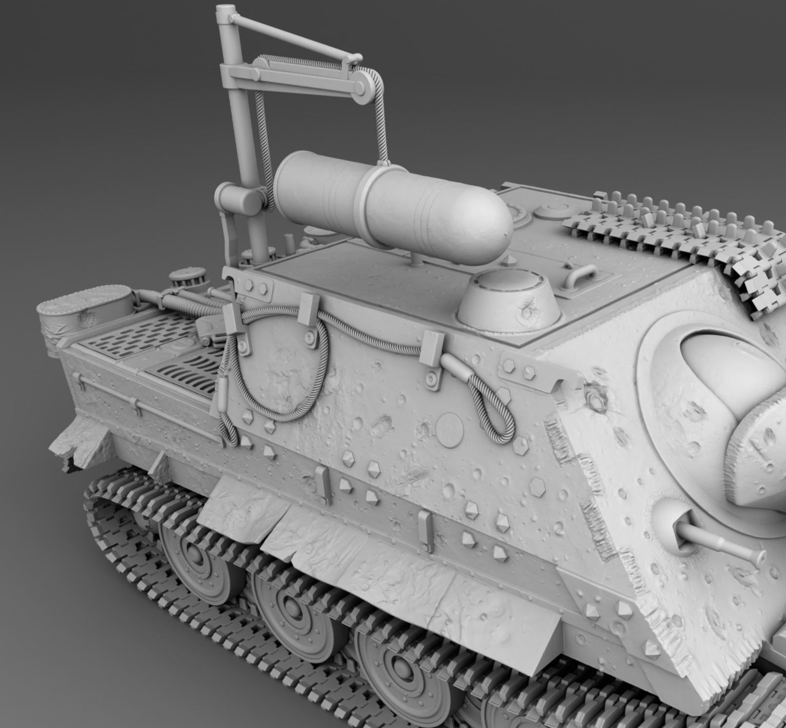 German Tank Sturmtiger 3D print model_6