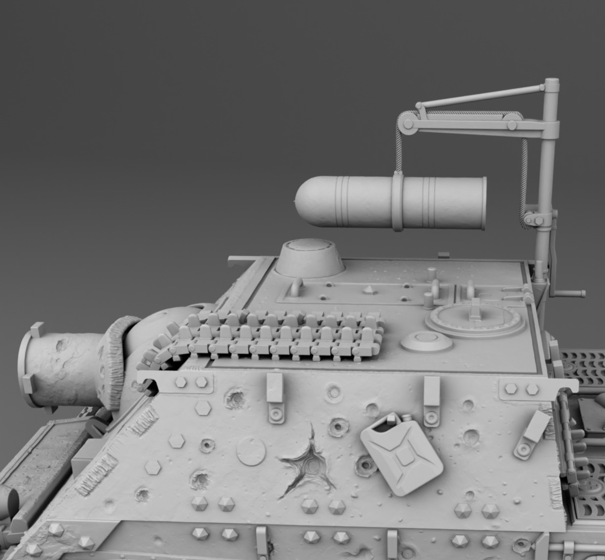 German Tank Sturmtiger 3D print model_11
