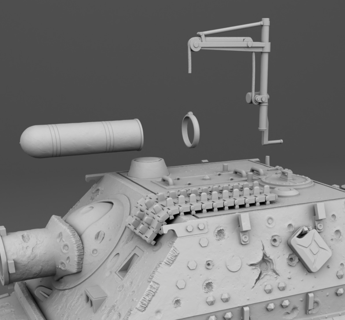 German Tank Sturmtiger 3D print model_14
