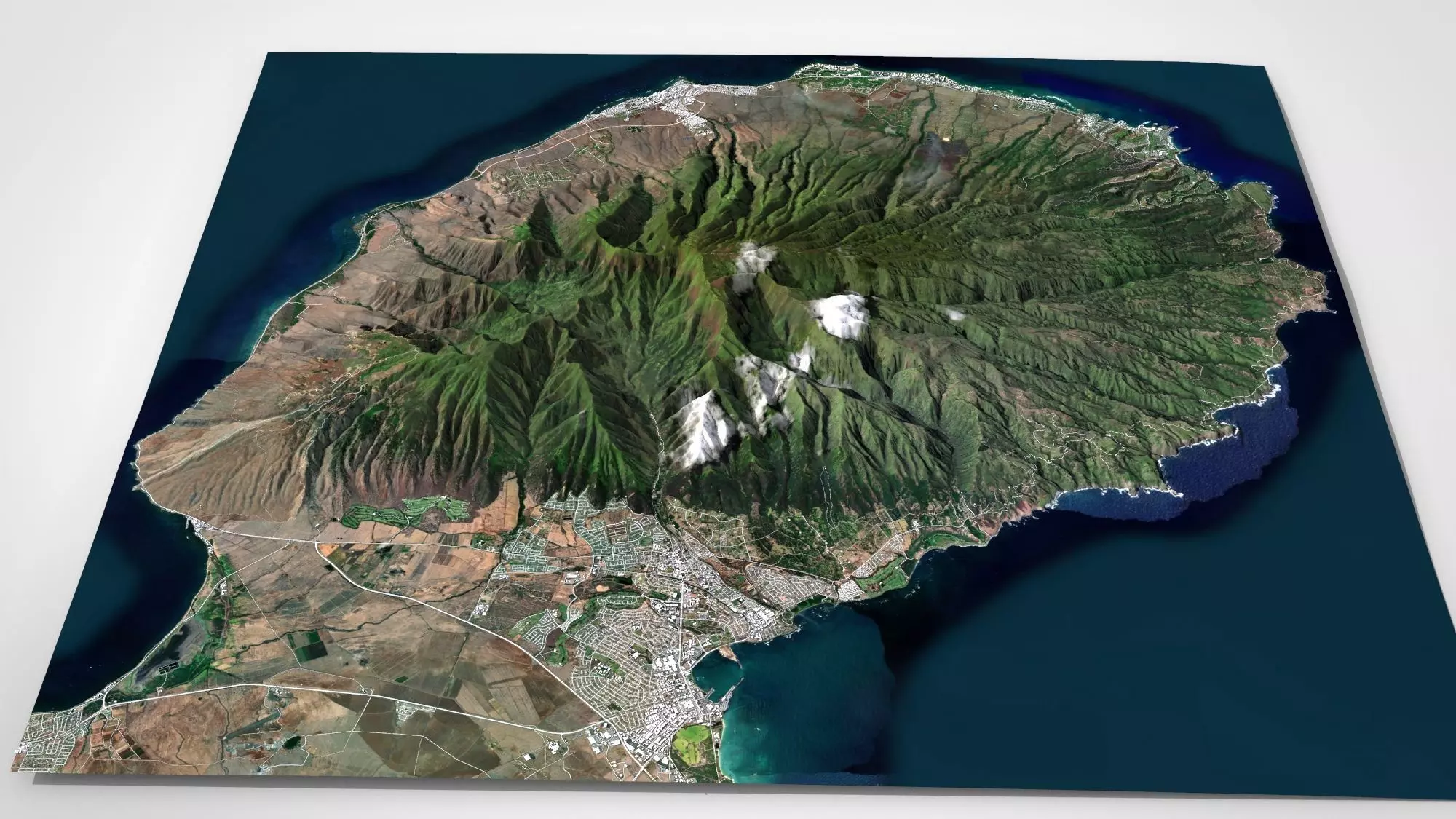 Mountain landscape West Maui Forest Reserve Hawai 3D model