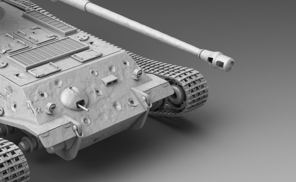 German Tank VK 45 02  3D print model_13