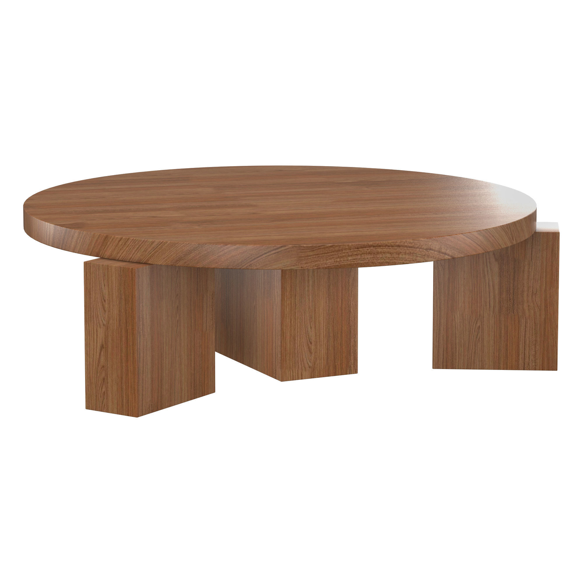Cubist Round Coffee Table by Orange 3D model_5