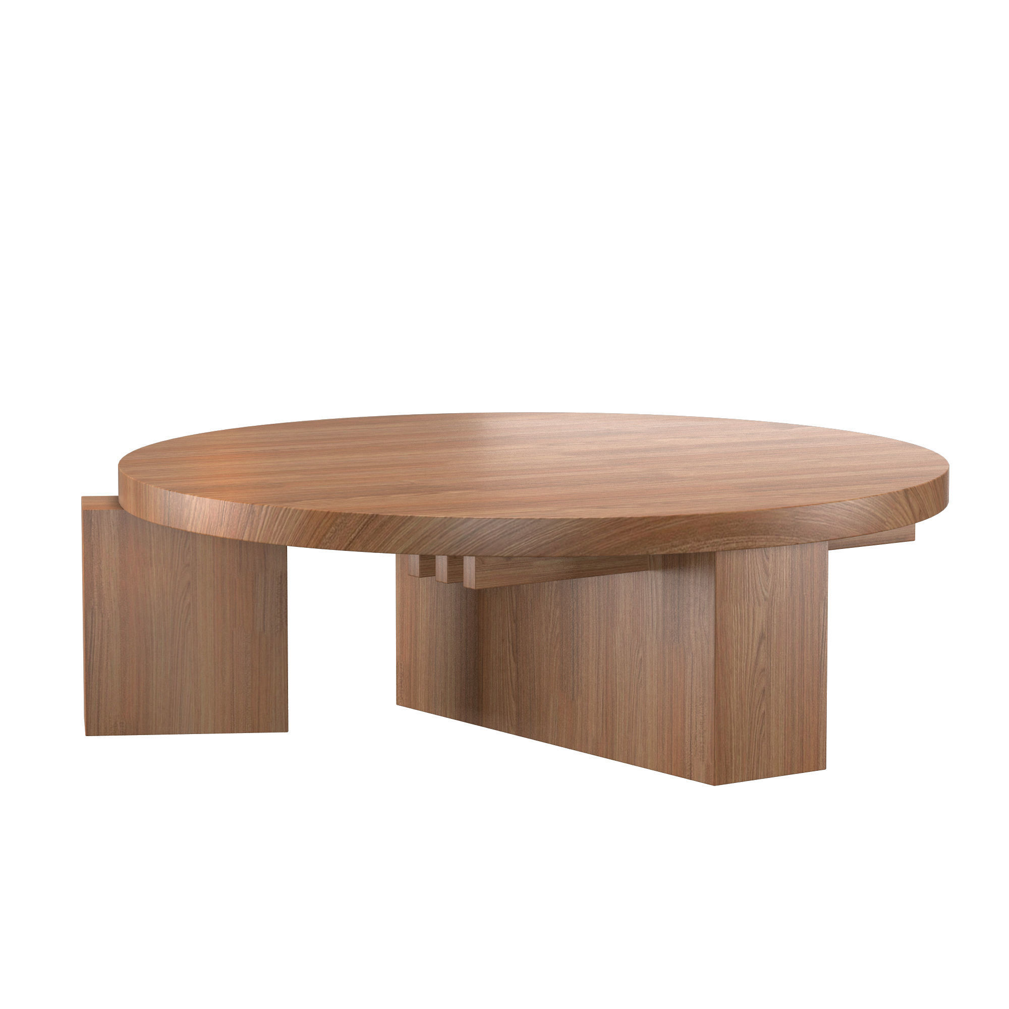 Cubist Round Coffee Table by Orange 3D model_2