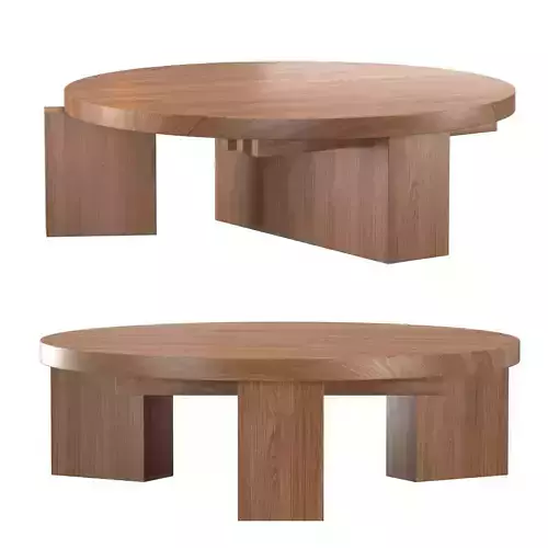 Cubist Round Coffee Table by Orange