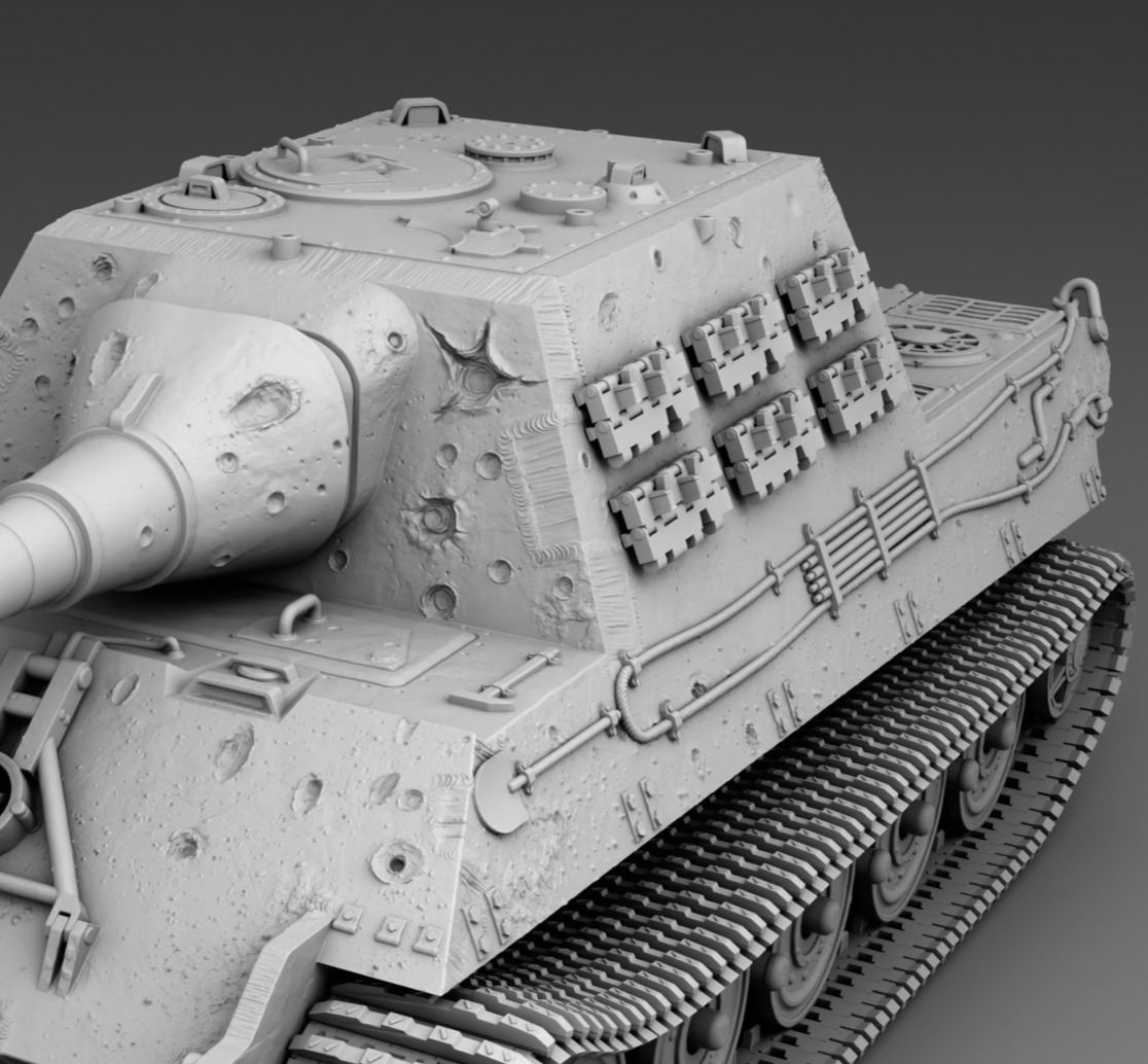 German Tank Jagdtiger 3D print model_6