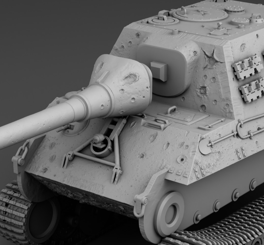 German Tank Jagdtiger 3D print model_13