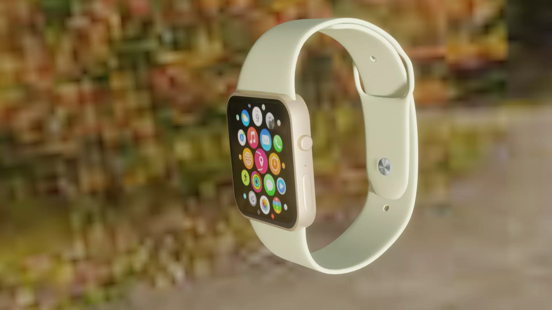 Smart Watch Low-poly 3D model_0