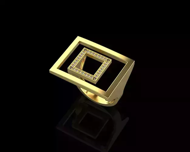 Ring with diamonds N7