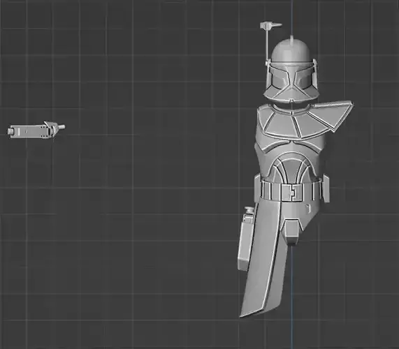 Phase 1 Animated Captain Rex Add-on Kit 3D print model
