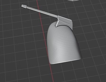 Phase 1 Animated 6 Inch Clone Commander Cody Helmet and Shoulder 3D print model_1