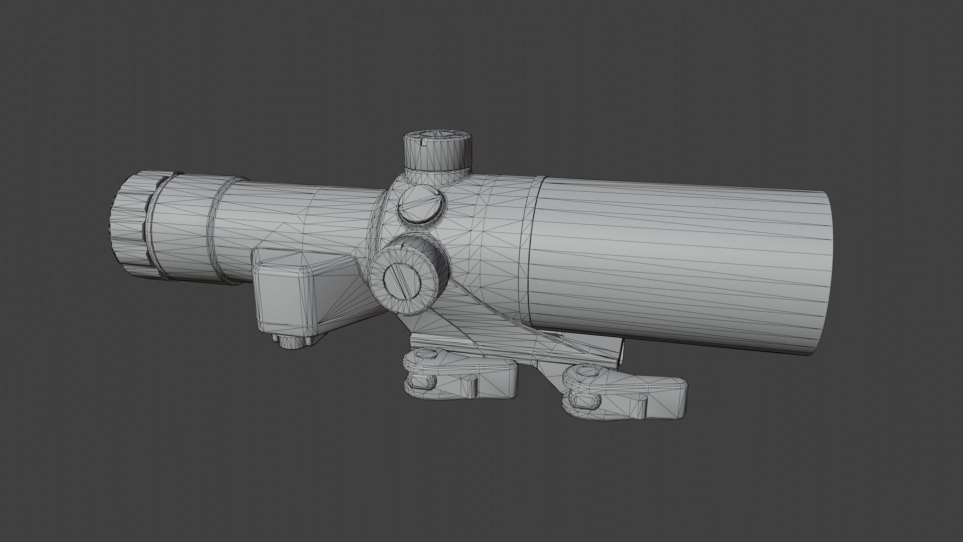 NPZ PO156 Scope Low-poly 3D model_5