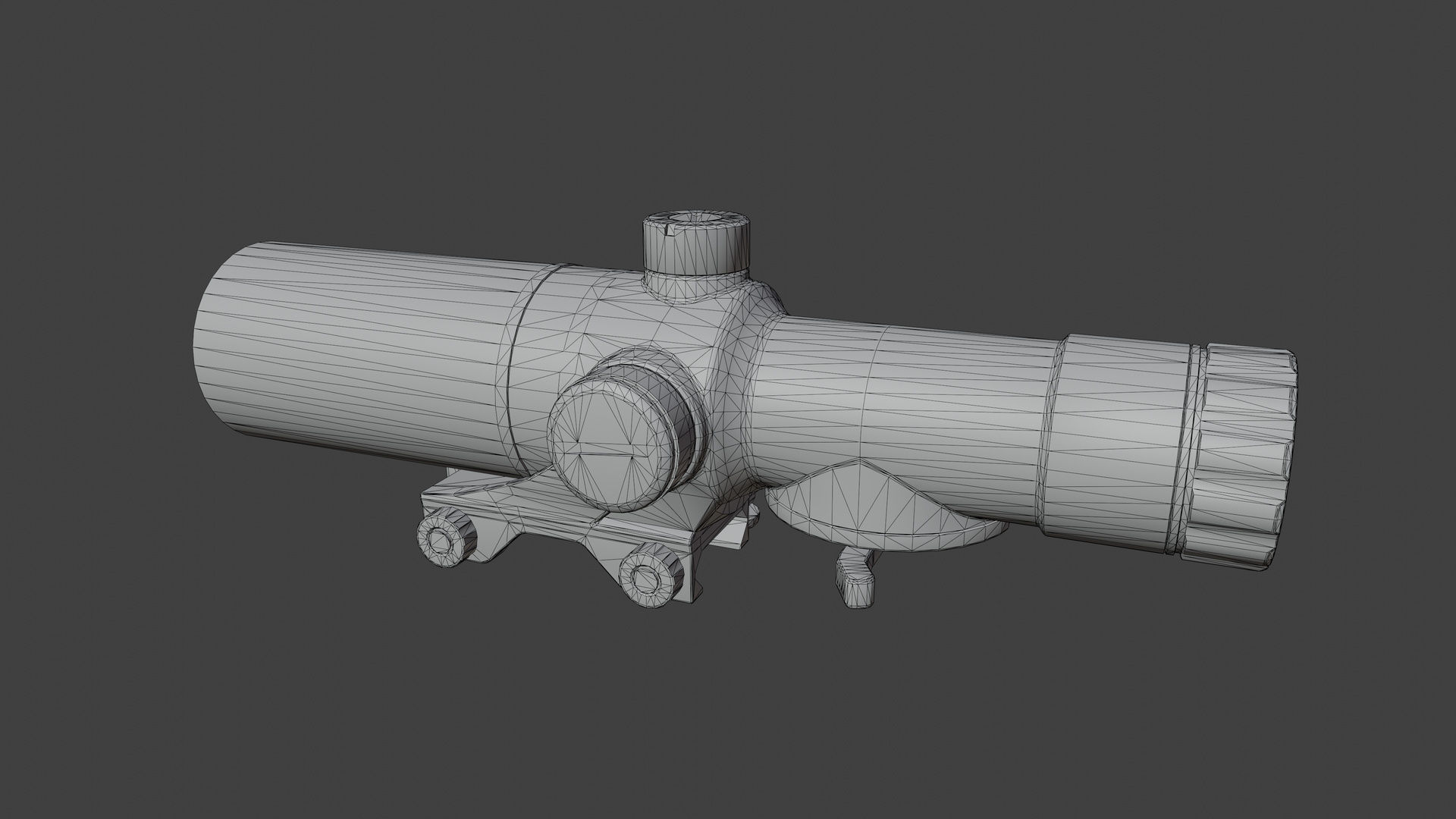 NPZ PO156 Scope Low-poly 3D model_6