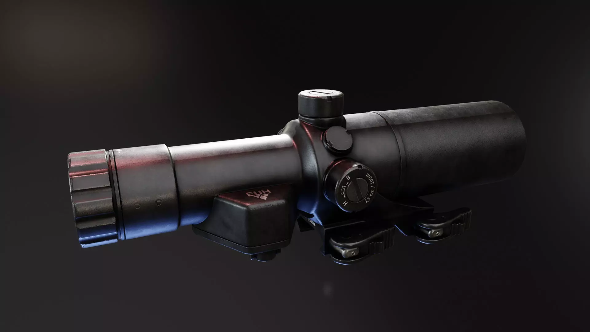 NPZ PO156 Scope Low-poly 3D model_0