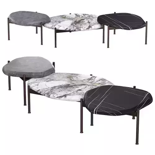 Benton Cocktail Tables Caste 3D model