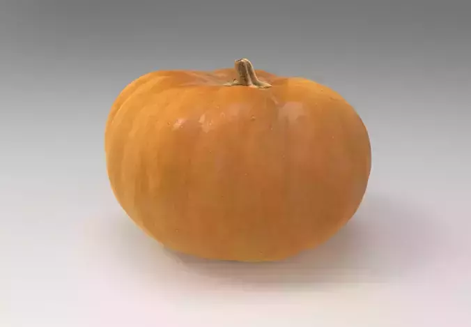 Pumpkin 3D Low-poly 3D model