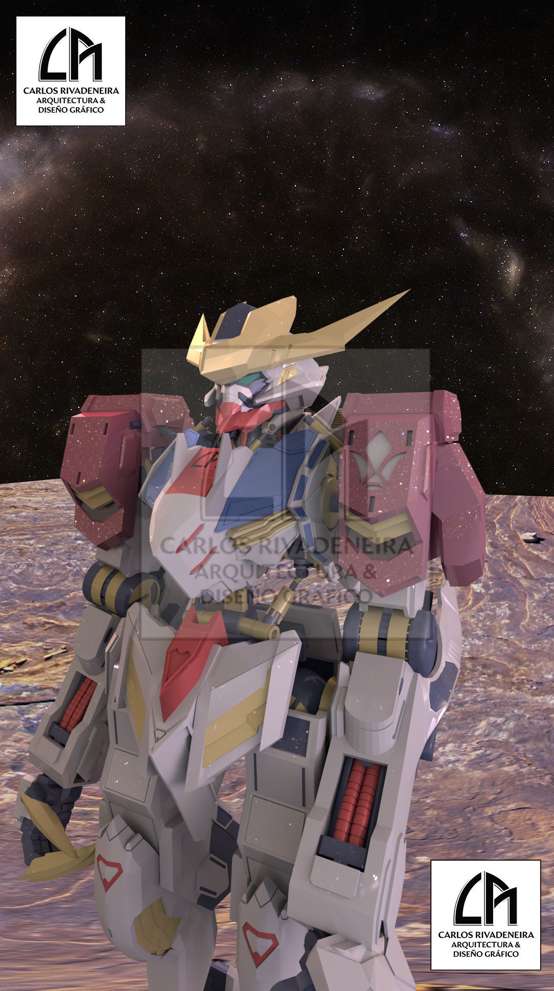 gundam print parts 3D Model Collection_4