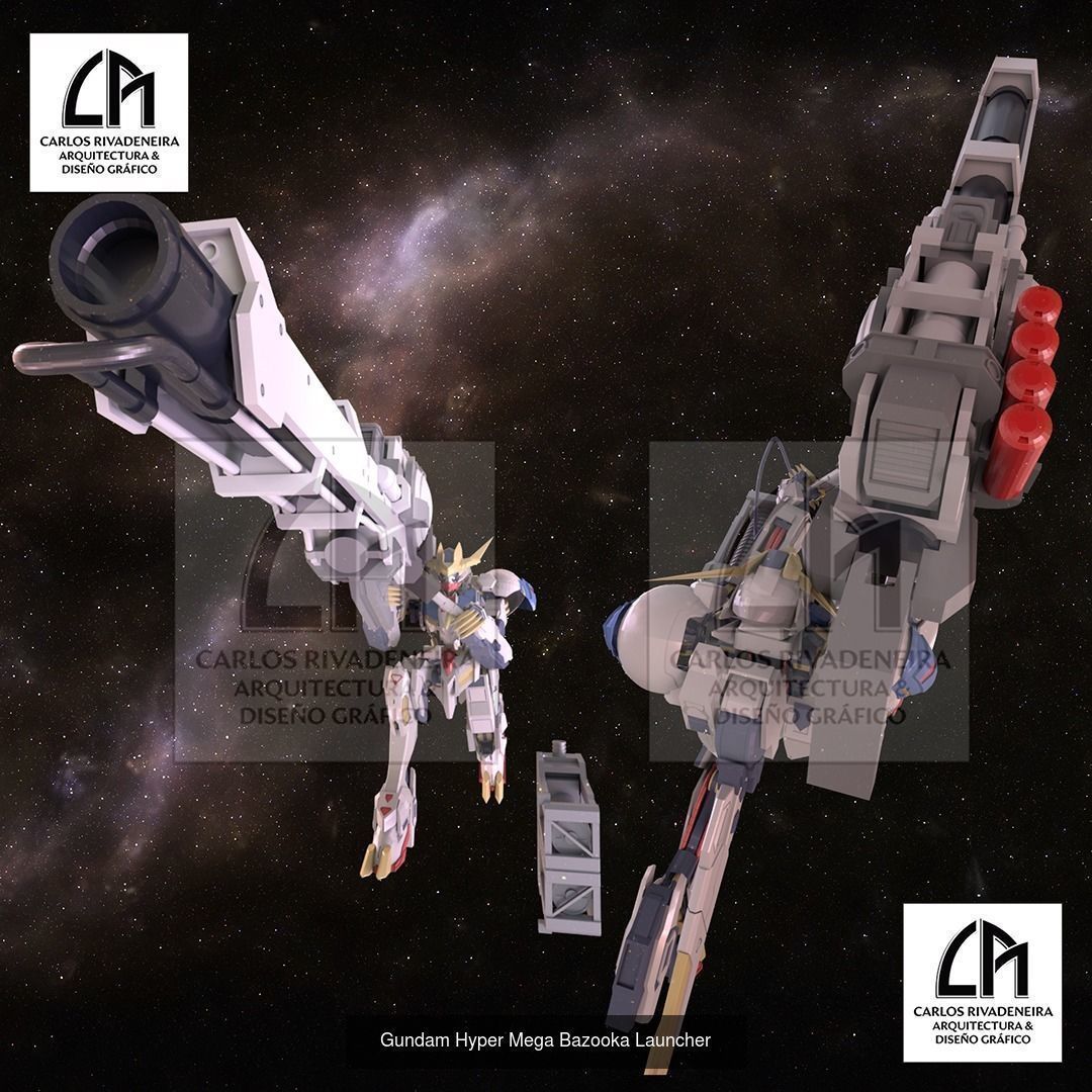 gundam print parts 3D Model Collection_1