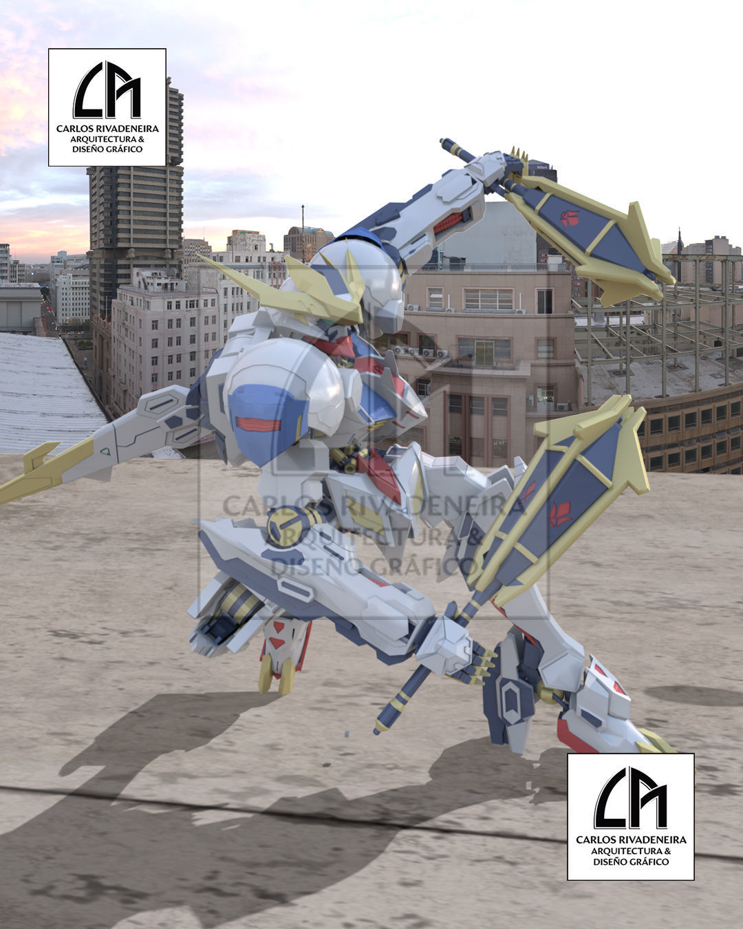 gundam print parts 3D Model Collection_2