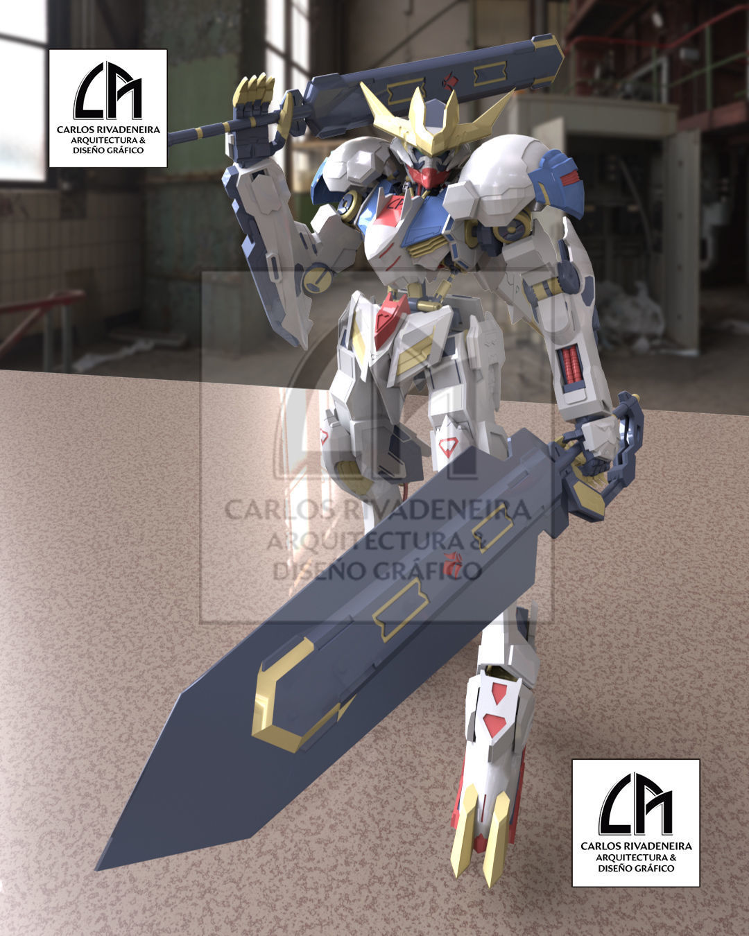 gundam print parts 3D Model Collection_26