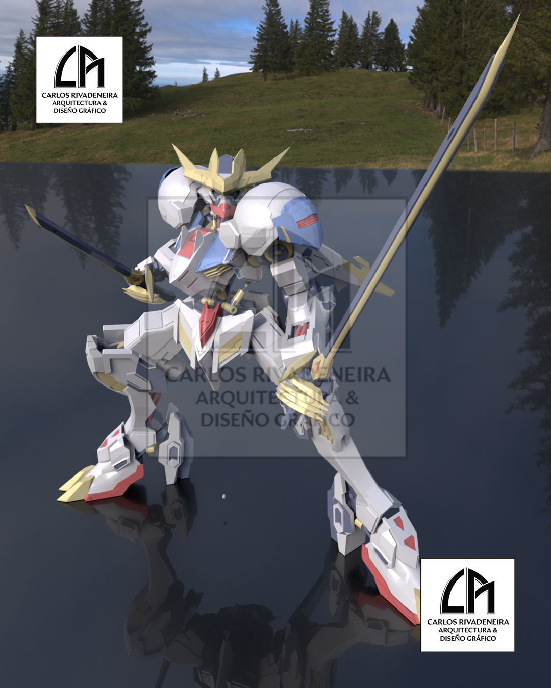 gundam print parts 3D Model Collection_25