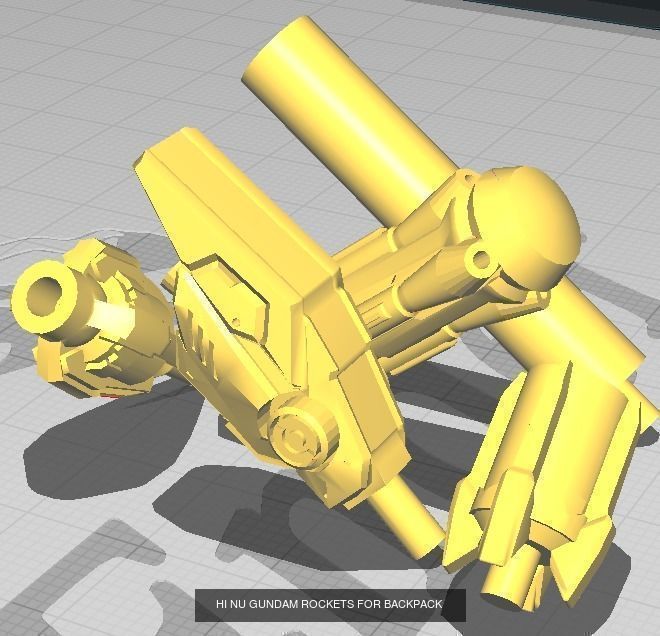gundam print parts 3D Model Collection_13