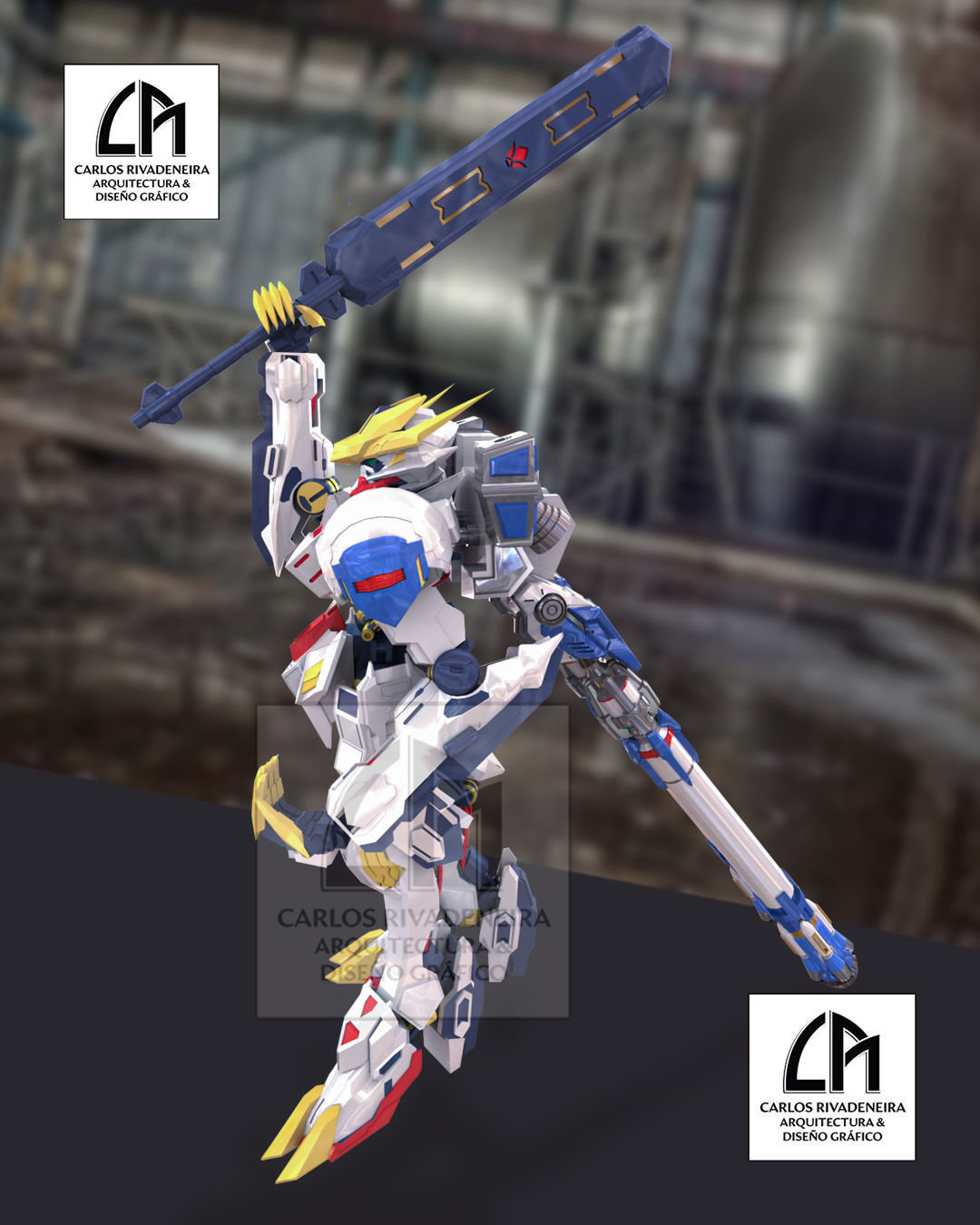 gundam print parts 3D Model Collection_18