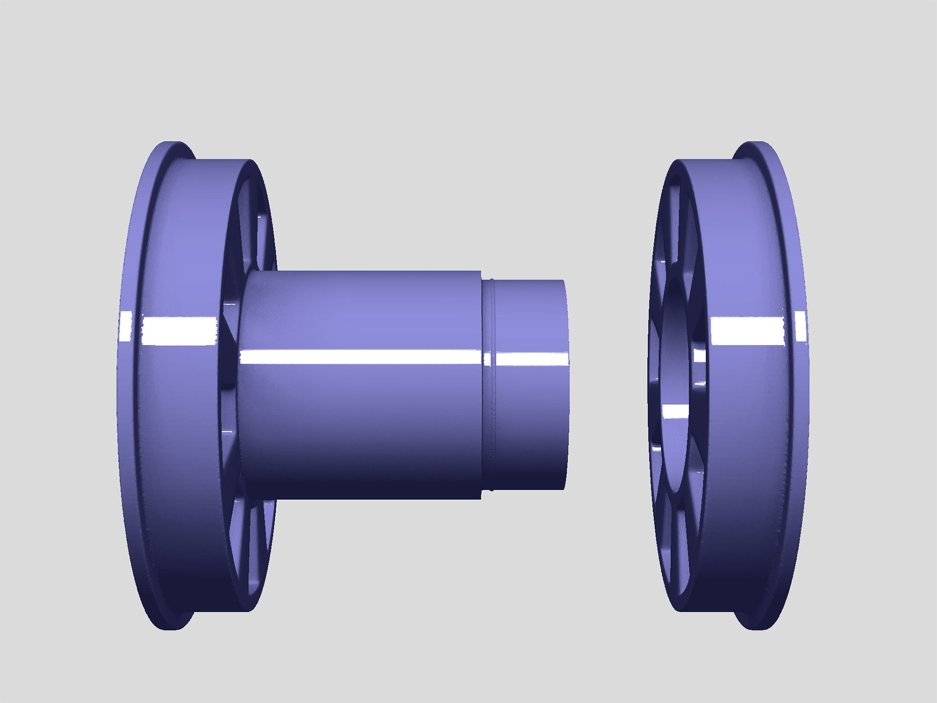 25 mm 3D Printer Filament Spool Holder 3D print model_4