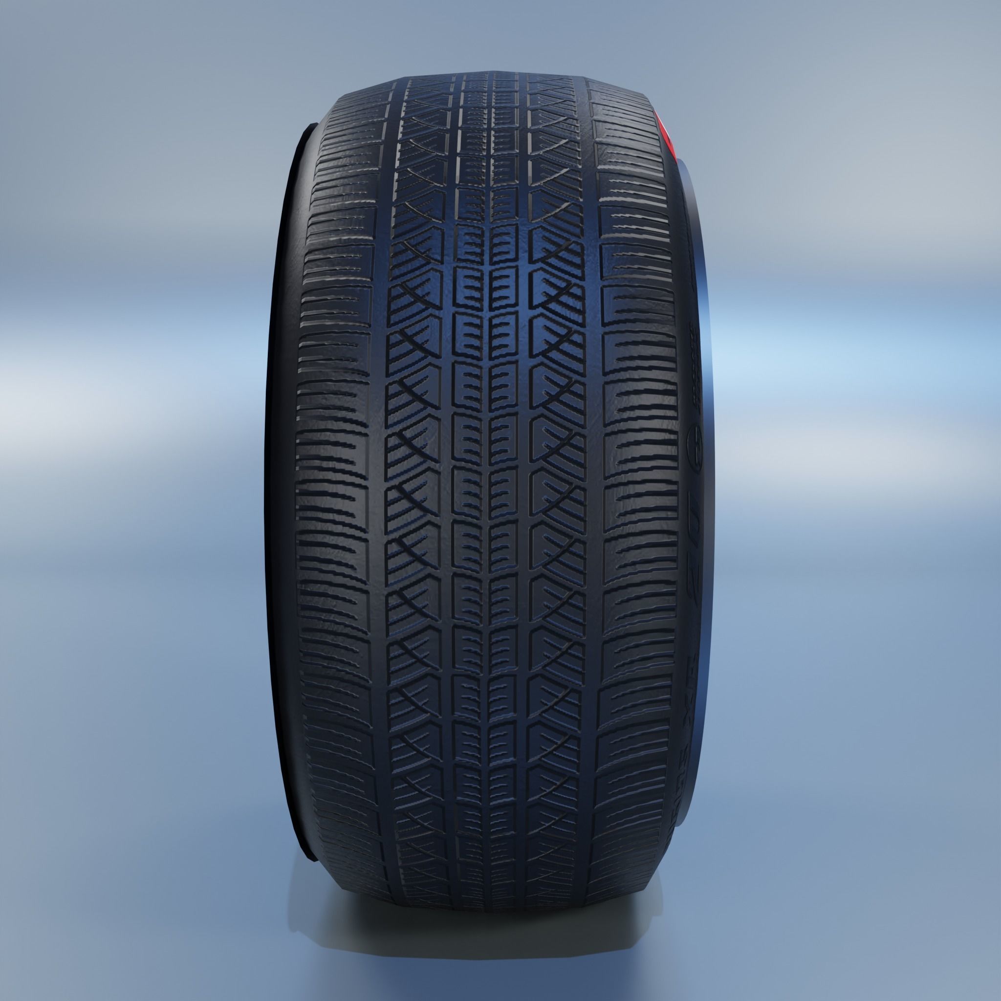 Rotiform GRZ Racing Wheel Low-poly 3D model_5