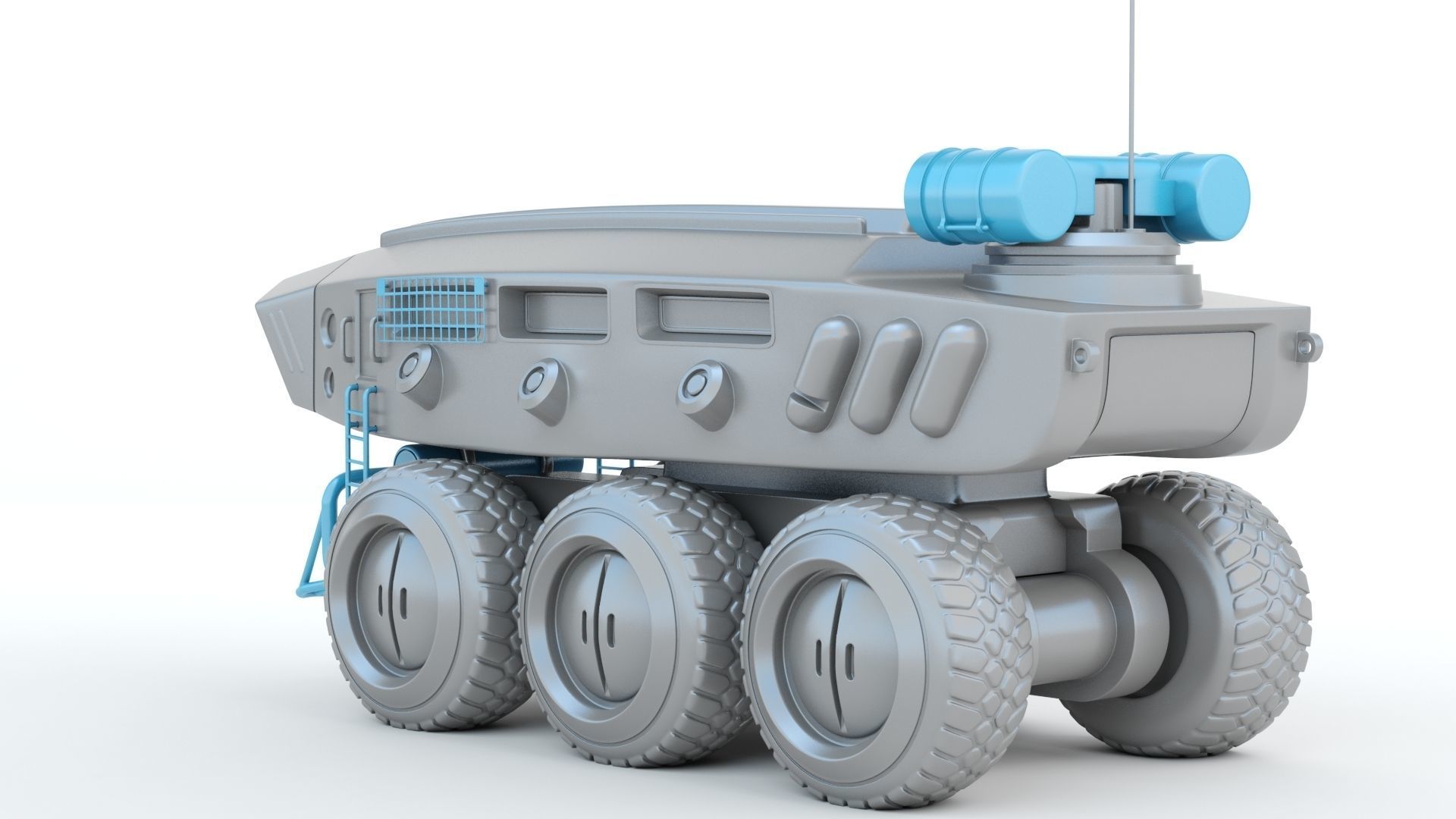 Sci-fi  Vehicle 3D print model_6