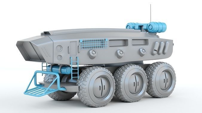 Sci-fi  Vehicle 3D print model