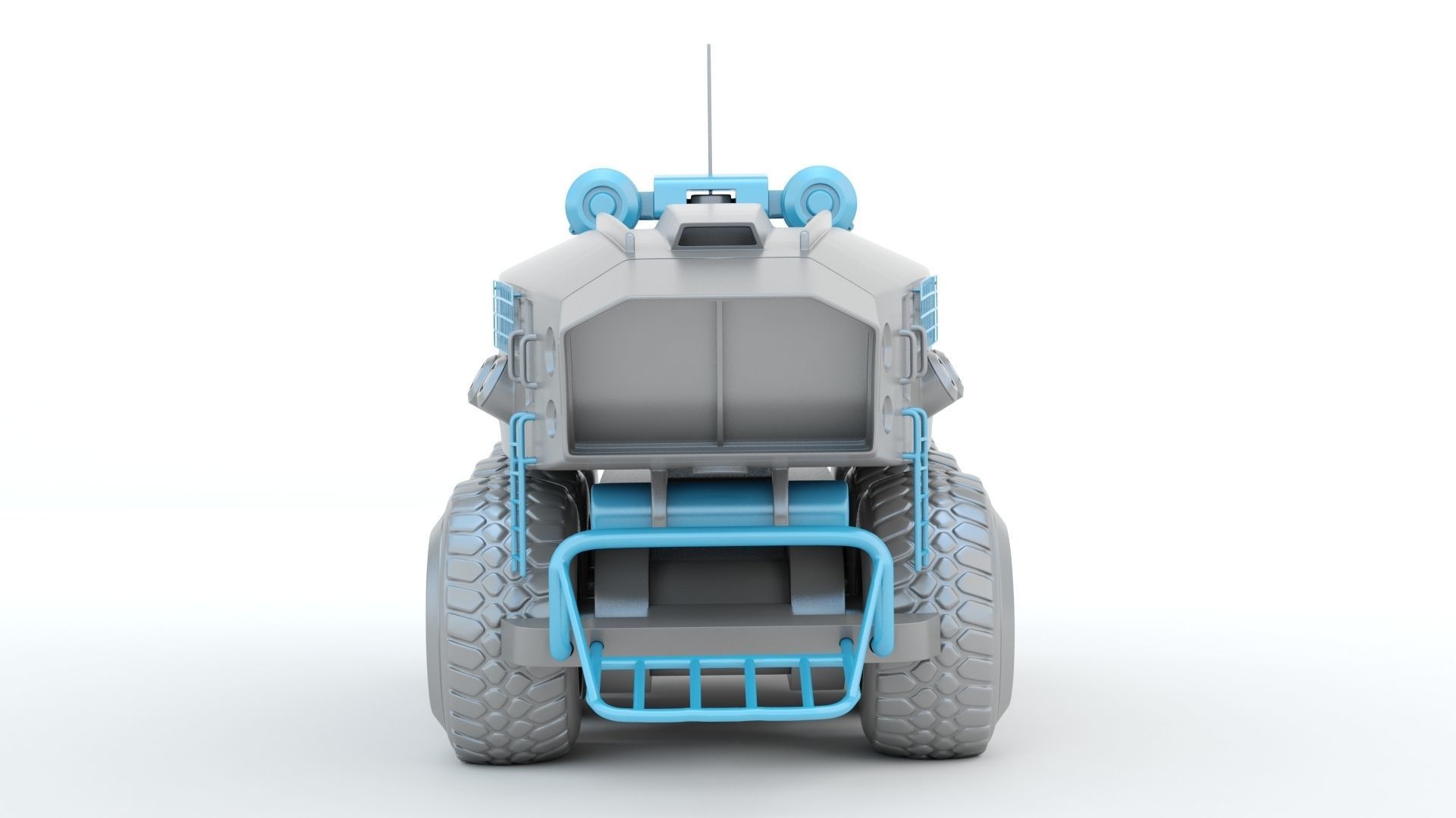 Sci-fi  Vehicle 3D print model_1