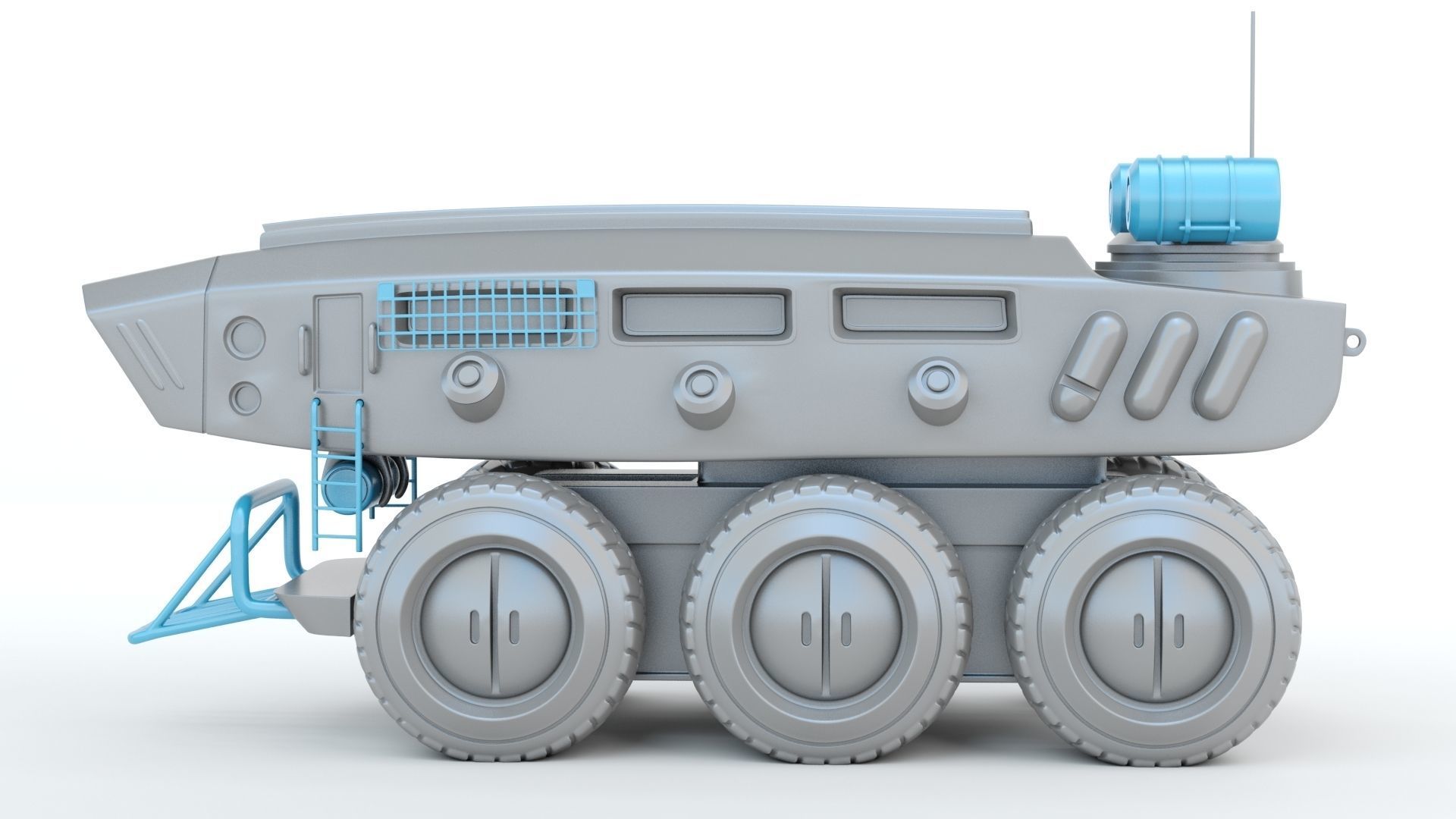 Sci-fi  Vehicle 3D print model_7