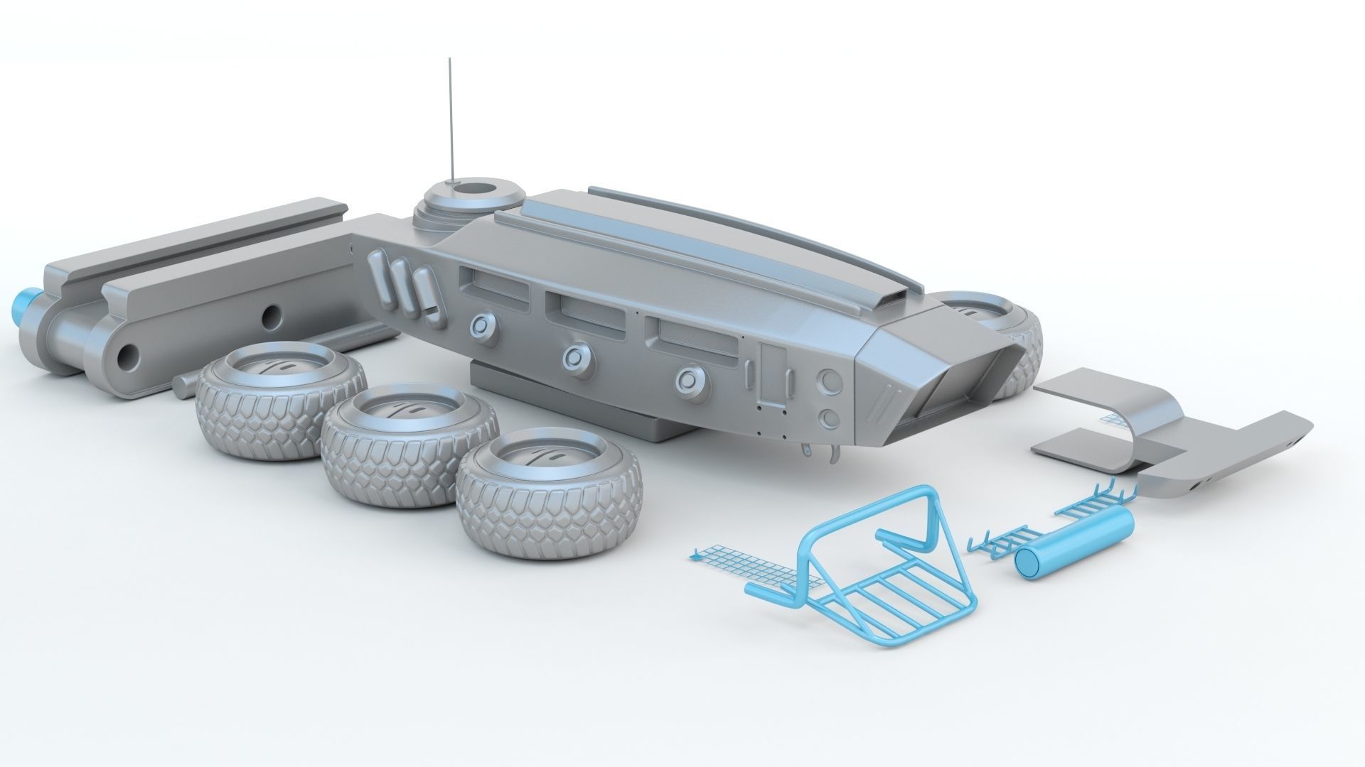 Sci-fi  Vehicle 3D print model_10