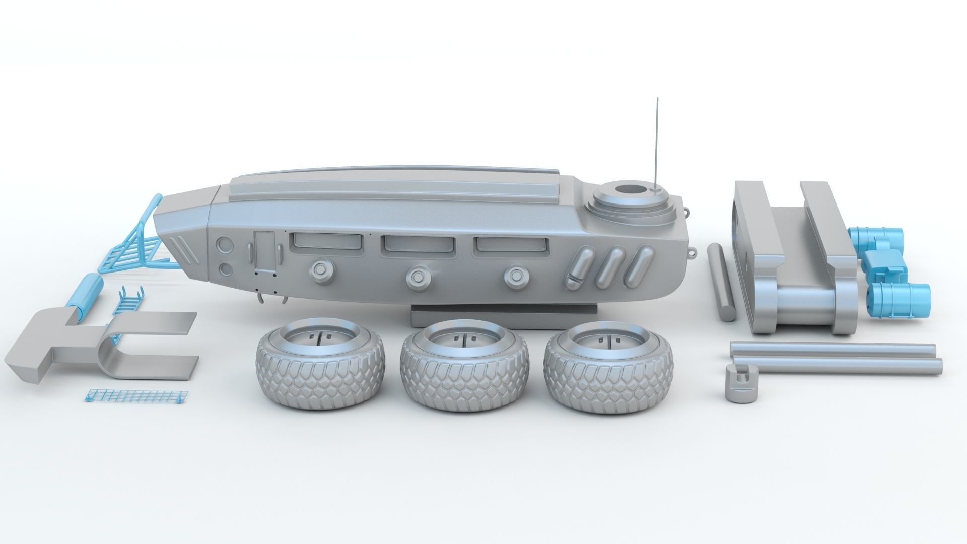 Sci-fi  Vehicle 3D print model_15