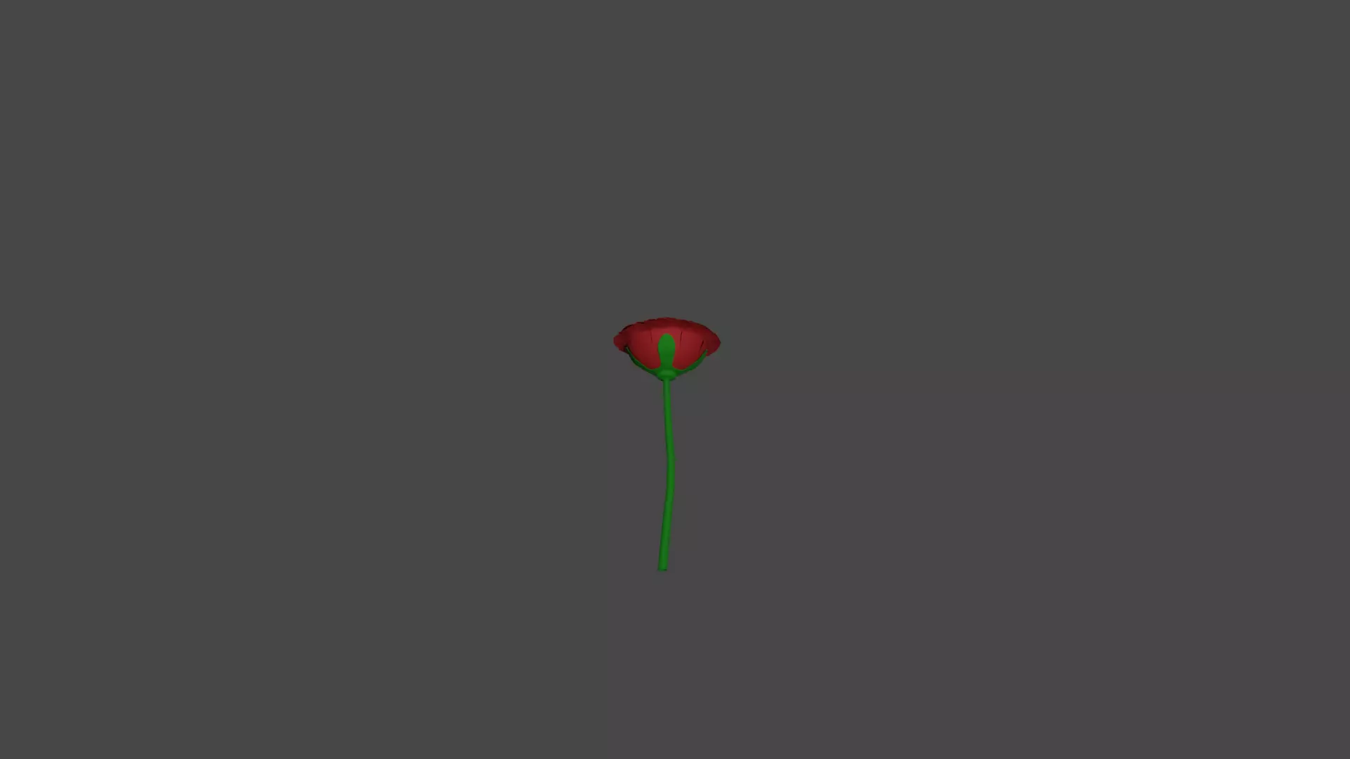 Simple rose Free 3D model