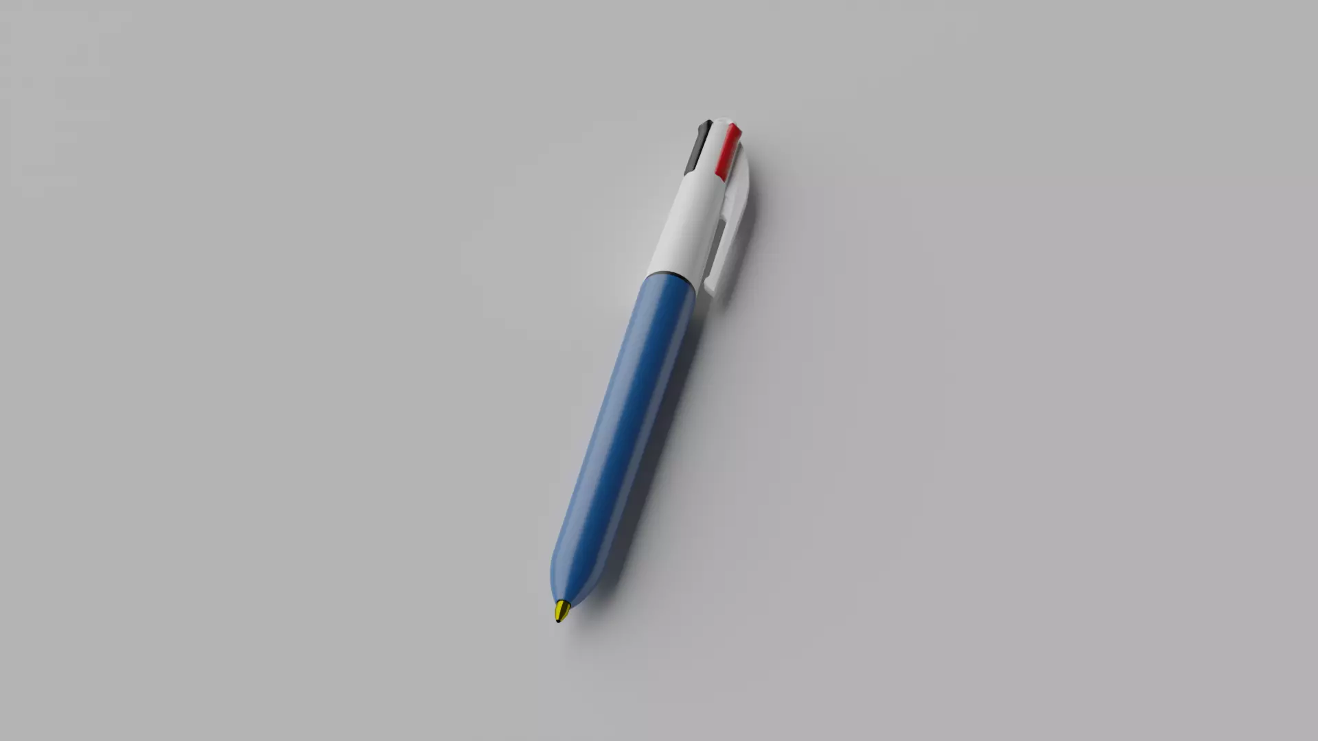 4 Colour Pen Free 3D model