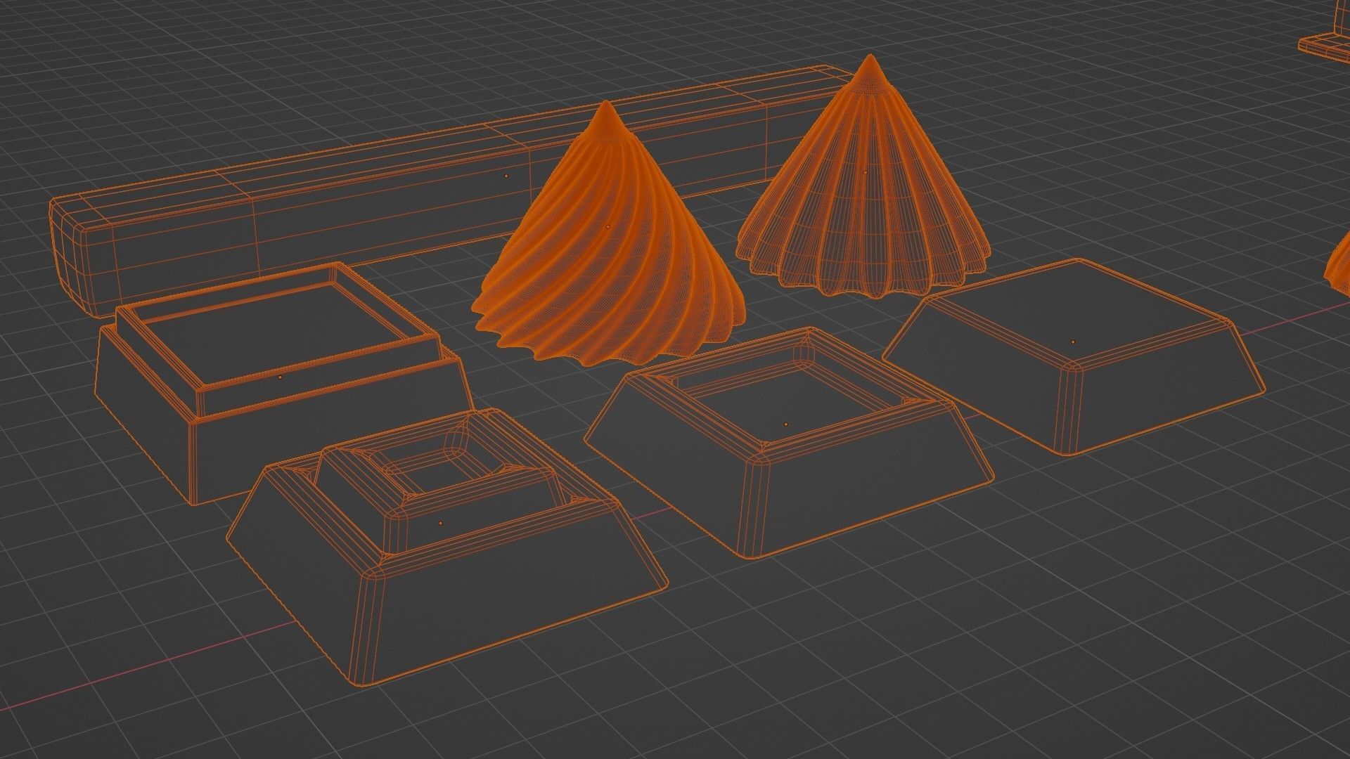 Architectural Modular Column Kit Set Ancient style 3D model_18