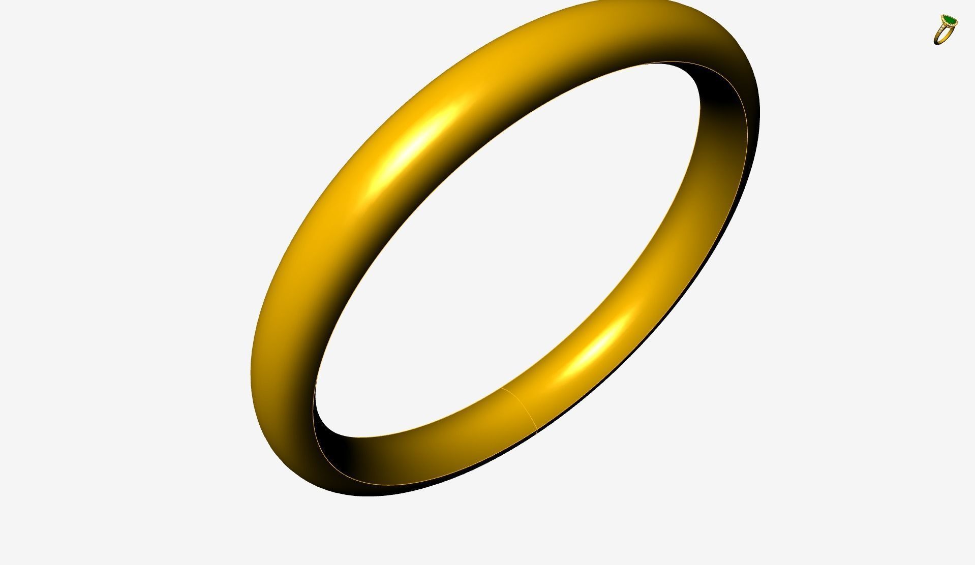 comfort plain band 4 sizes stl verified 3D print model_34