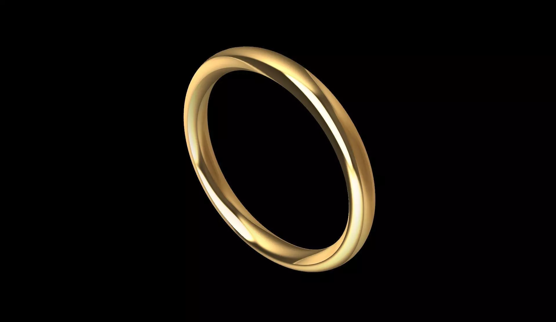 comfort plain band 4 sizes stl verified 3D print model_0